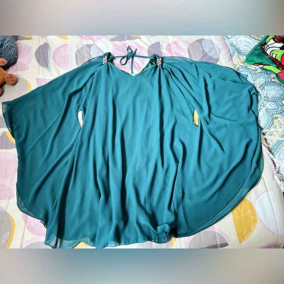 Chic Green Elegant Dress for Cocktail - Picture 4 of 9